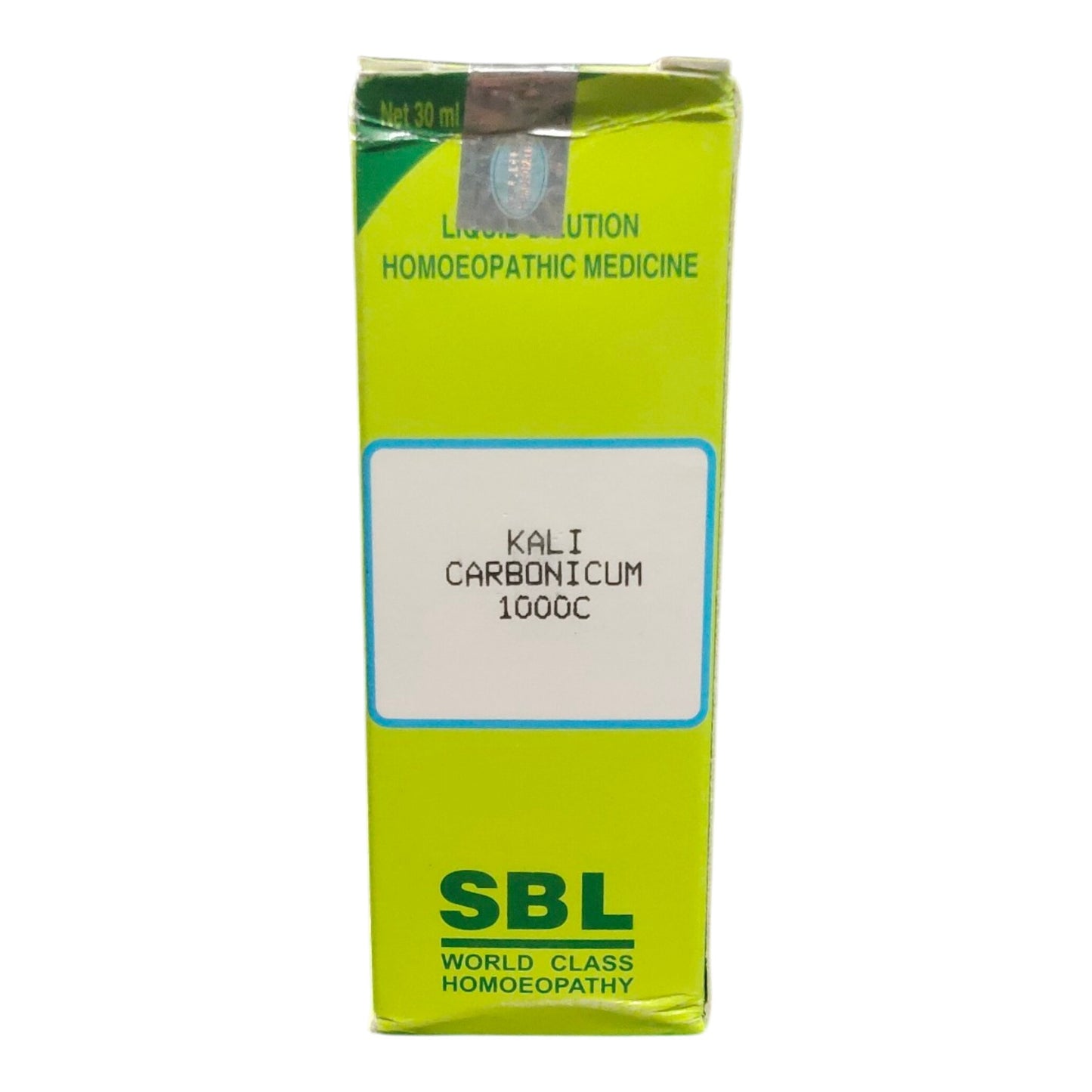 SBL KALI CARBONICUM 1000C HOMEOPATHIC MEDICINE 30ML - Liquid - Bhanu Pratap