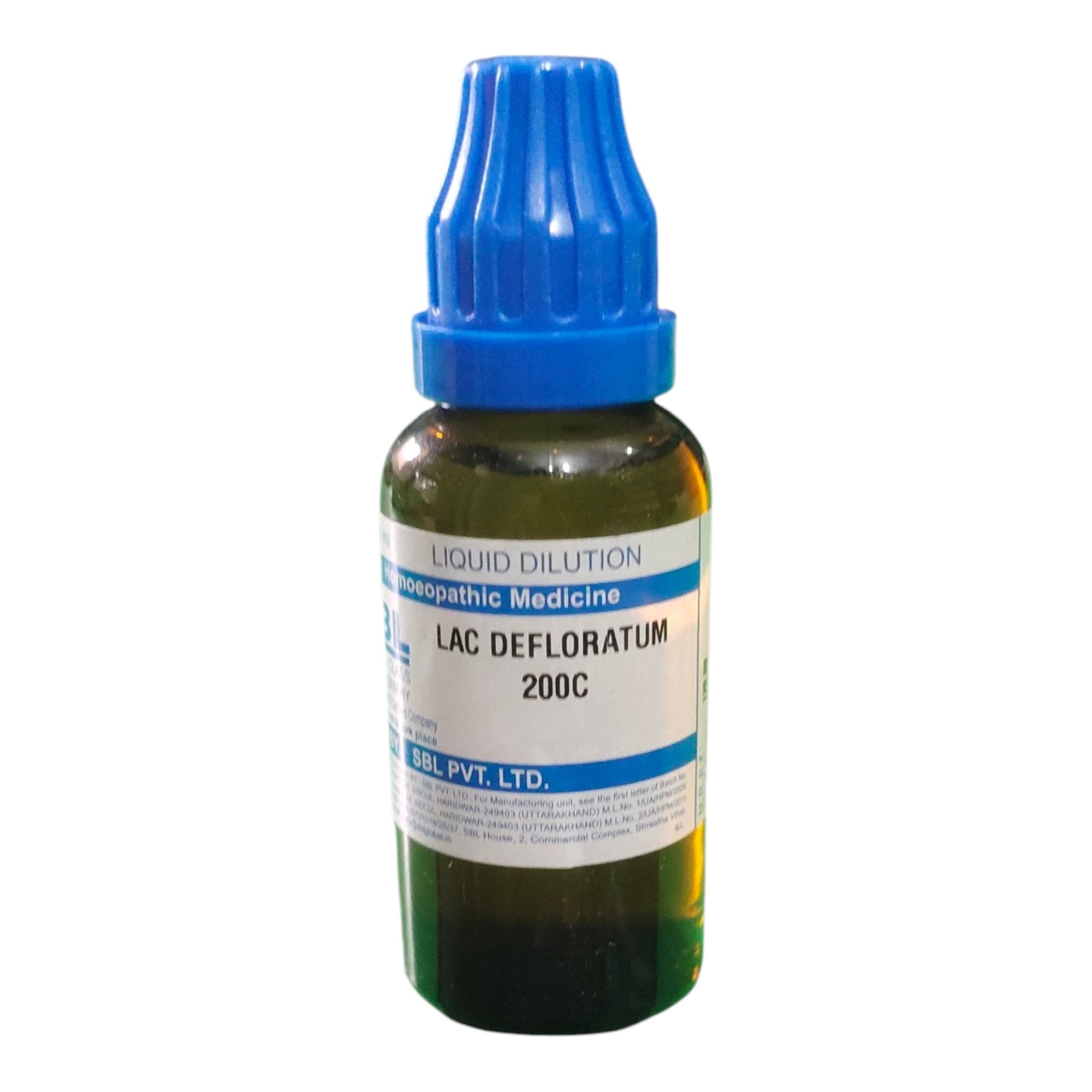 SBL LAC DEFLORATUM 200C HOMEOPATHIC MEDICINE 30ML - Liquid - Bhanu Pratap