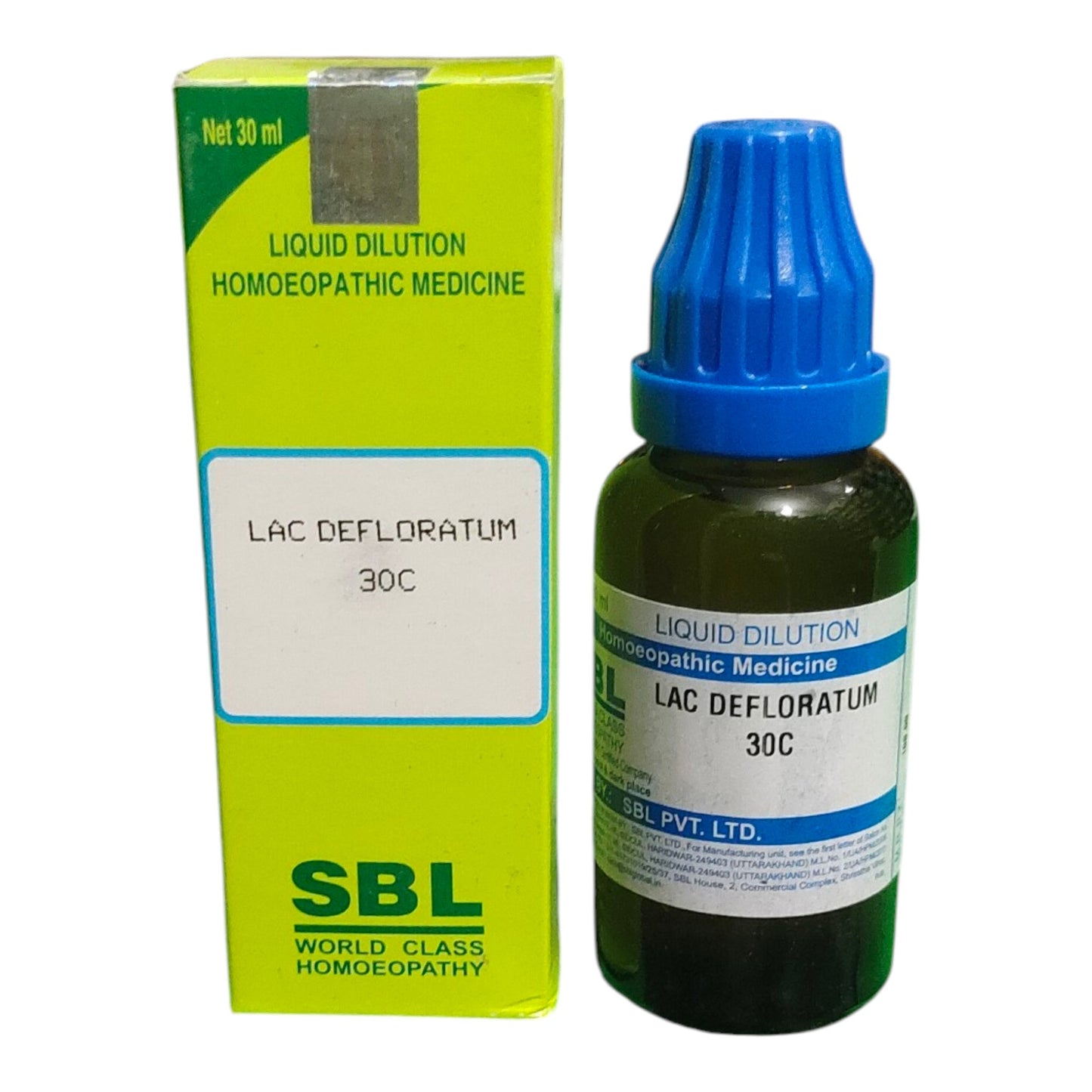SBL Lac Defloratum 30C 30ml – Homeopathic medicine for migraine, constipation, nausea, and travel sickness