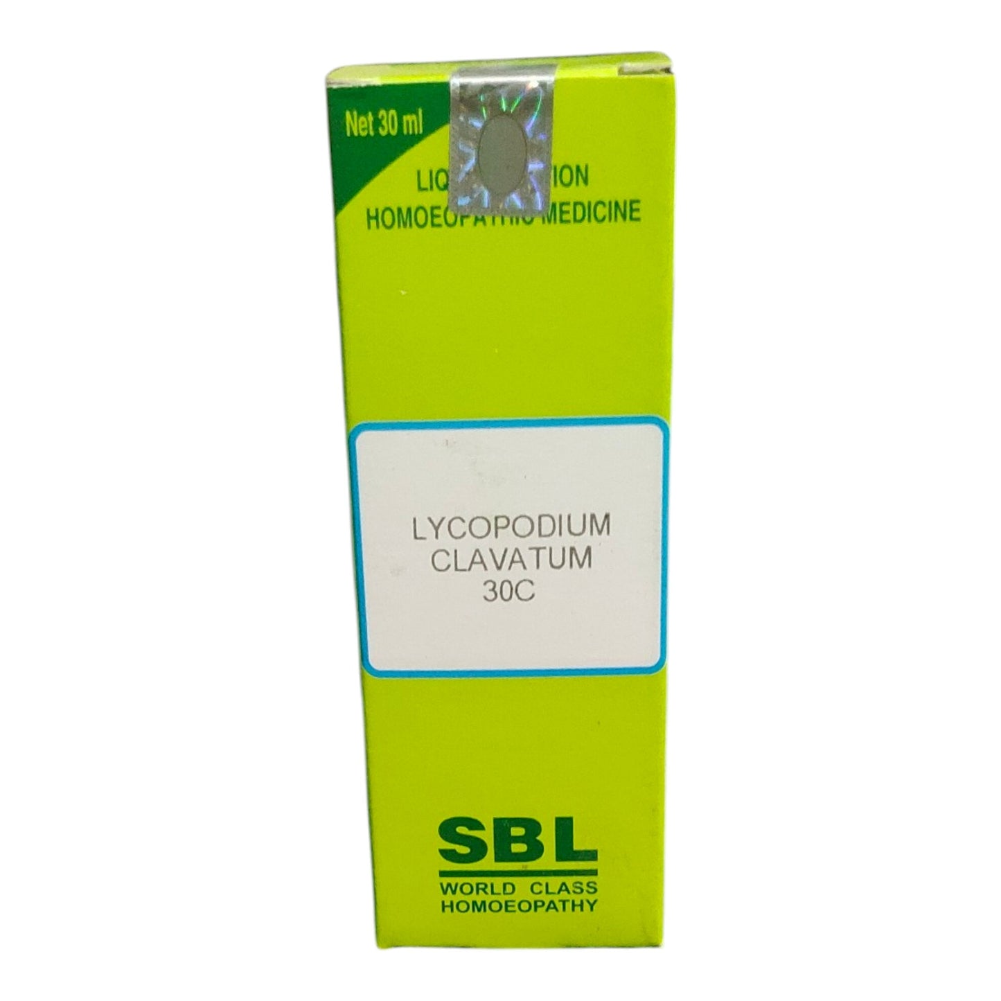 SBL Lycopodium Clavatum 30C 30ml – Homeopathic medicine for gas, bloating, indigestion, constipation, and liver health