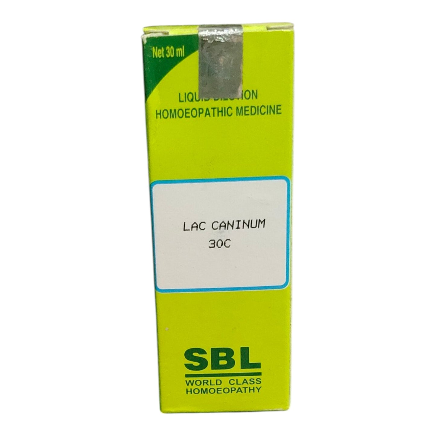SBL Lac Caninum 30C 30ml – Homeopathic medicine for sore throat, tonsillitis, breast pain, and alternating symptoms