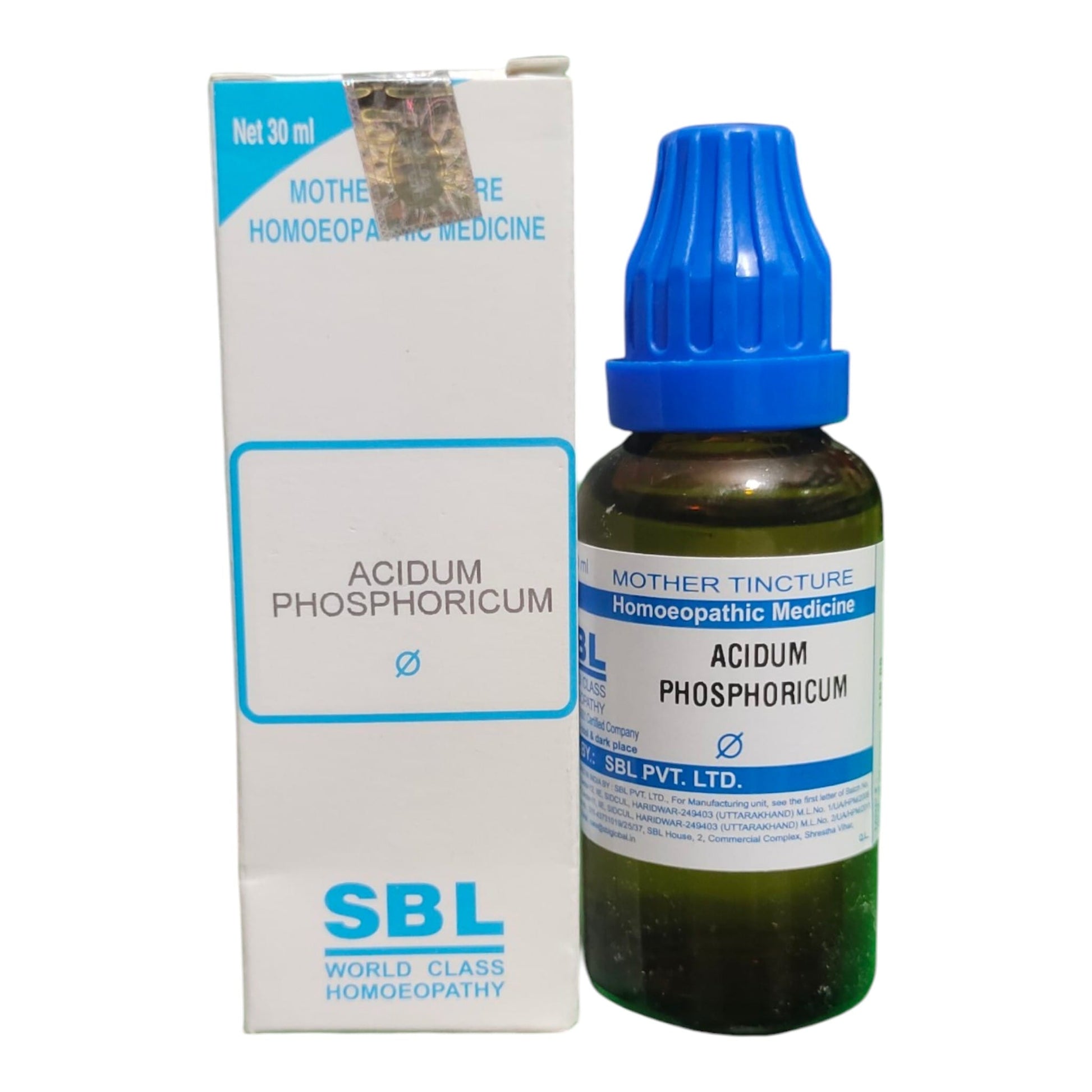 A bottle of SBL PVT. LTD.