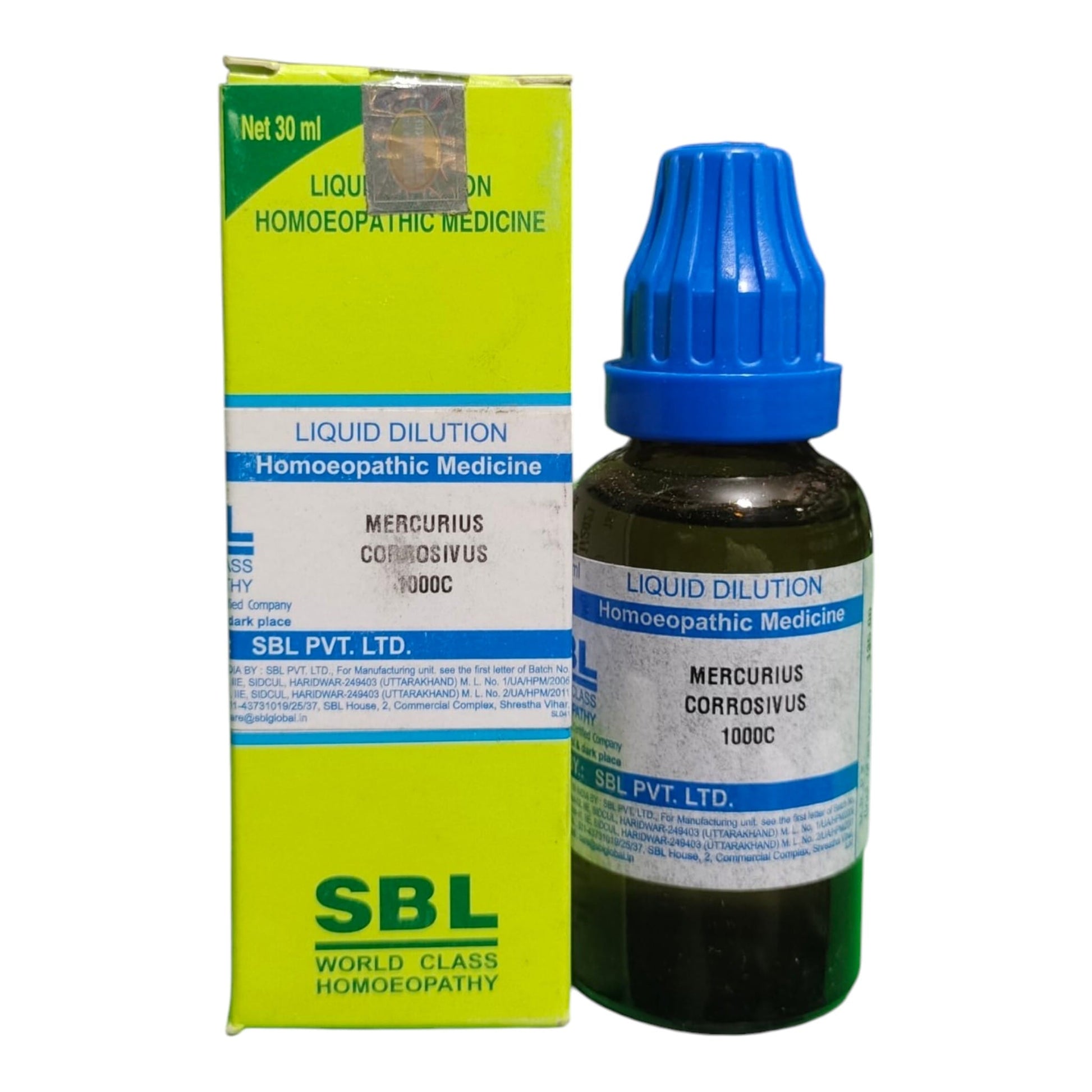 A bottle of SBL PVT. LTD.