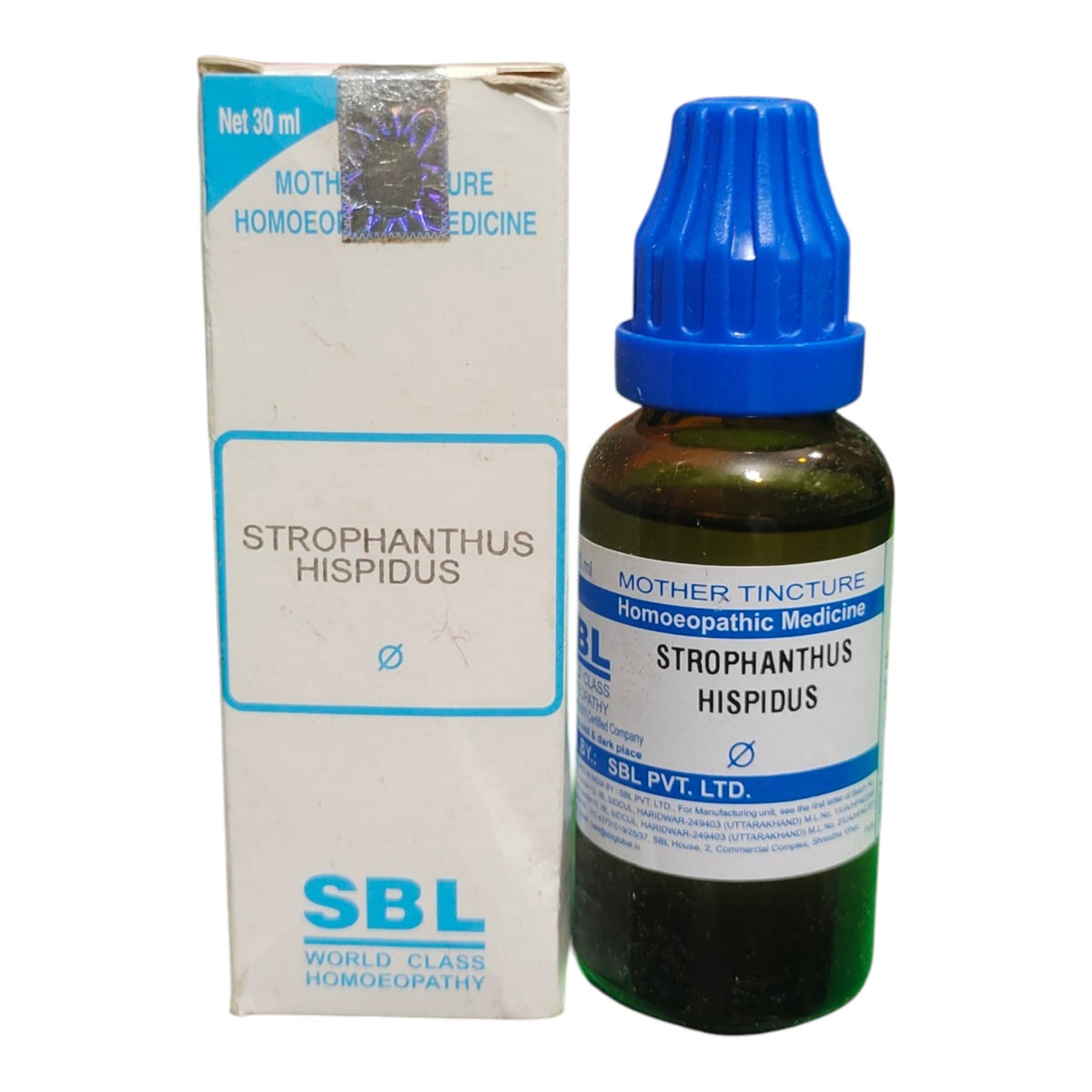 SBL STROPHANTHUS HISPIDUS Q MOTHER TINCTURE 30ML.