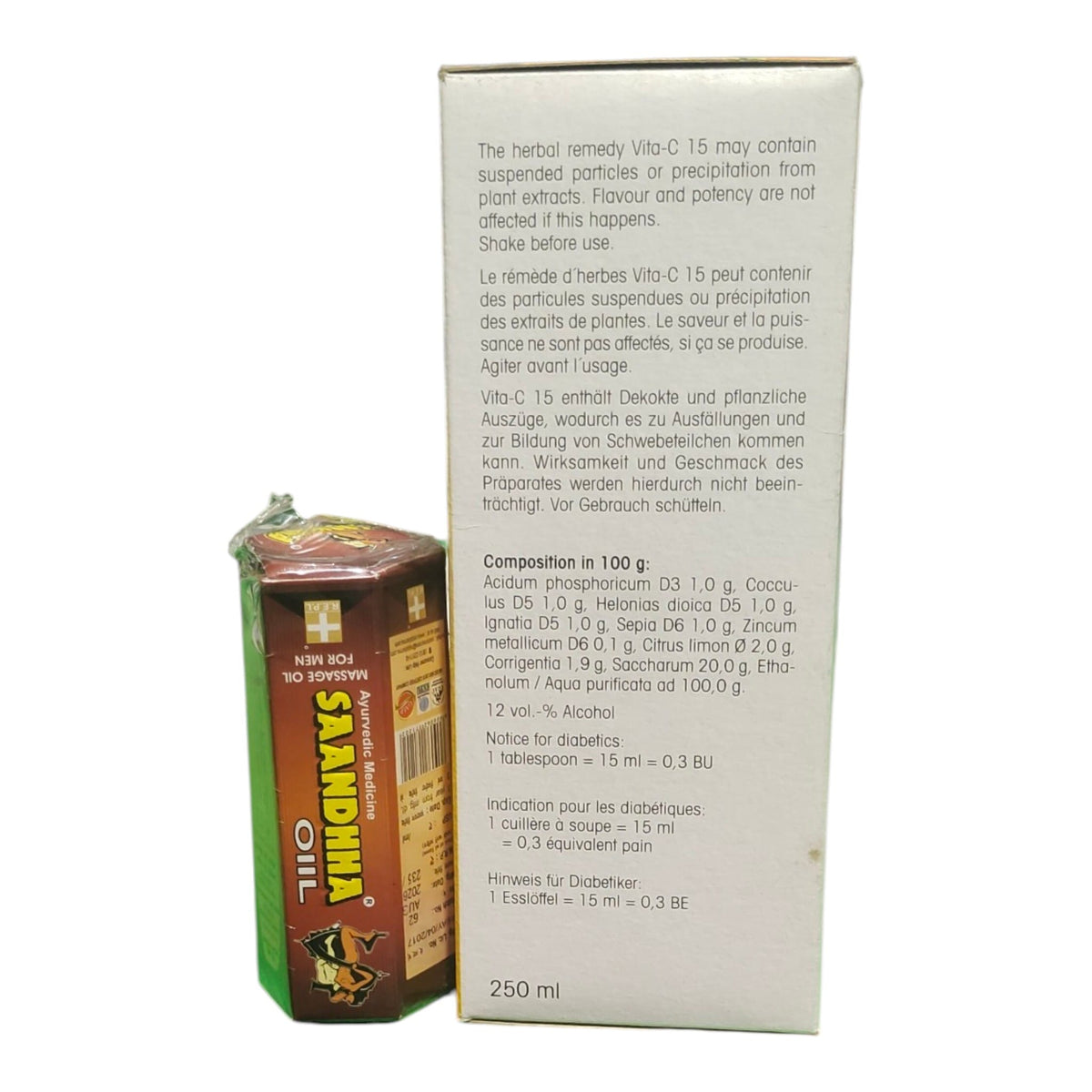 BUY DR. RECKEWEG VITA-C 15 NERVE TONIC WITH FREE SAANDHHA OIL