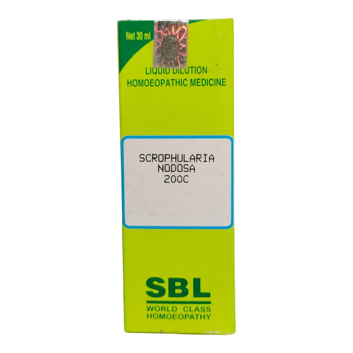 SBL SCROPHULRIA NODOSA 200C HOMEOPATHIC MEDICINE 30ML.