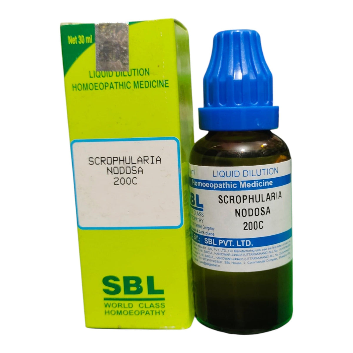 SBL SCROPHULRIA NODOSA 200C HOMEOPATHIC MEDICINE 30ML.