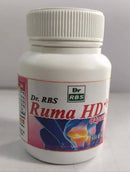 "Dr. RBS RUMA HD+ Capsules 30 Capsules – Homeopathic medicine for joint pain, arthritis, stiffness, and inflammation support."