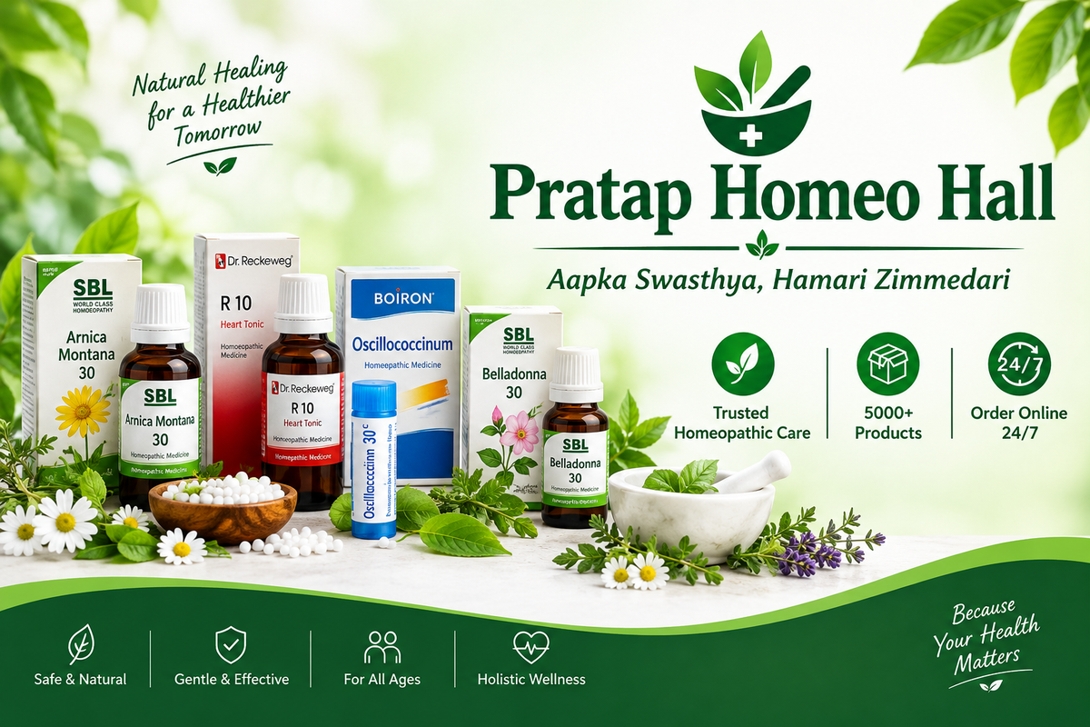 Pratap Homeo Hall Brand Banner