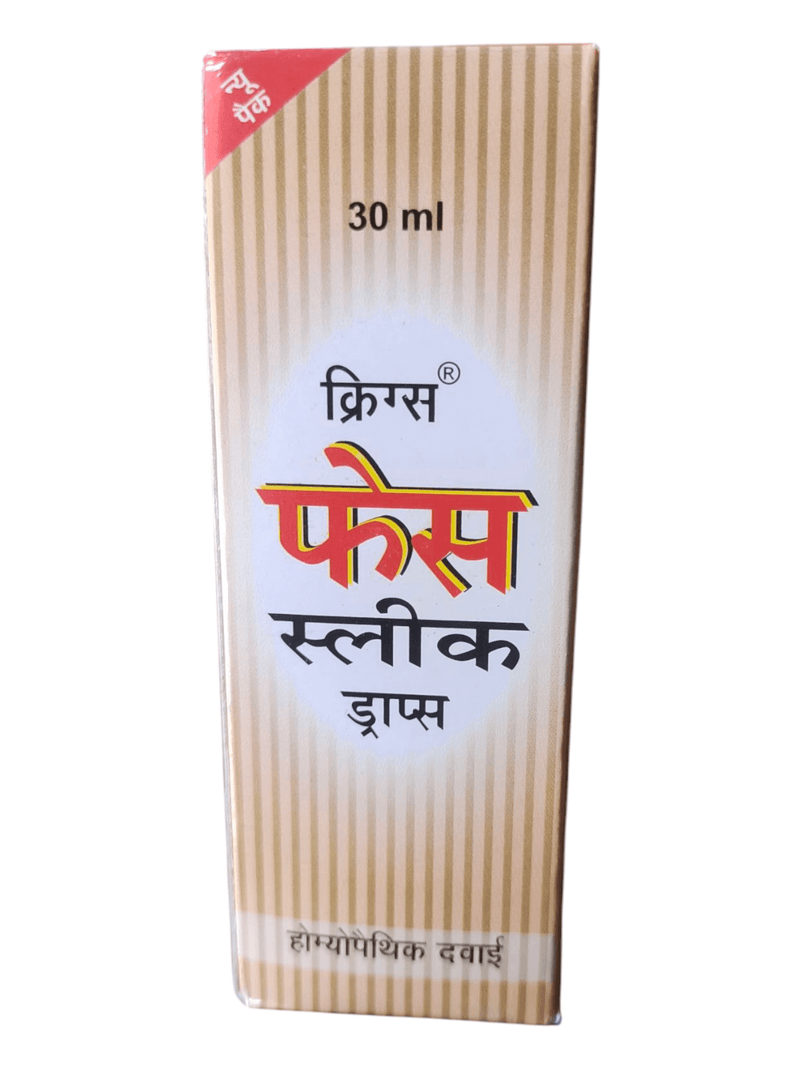 Face Sleek Drops Homeopathic Medicine 30ml 499/ avobe buying free shipping