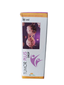 Tumor Plus Drop packaging with a purple and white design on a white background