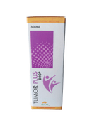 Tumor Plus Drop packaging with purple and white design on a white background