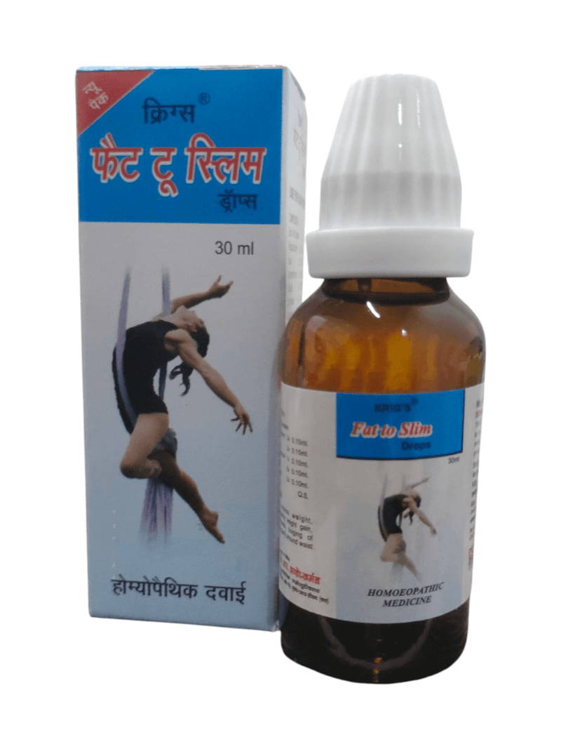 Fat To Slim Drop 30ml KRIG'S HOMEOPATHIC MEDICINE 499/Avobe Buying Free Shiping