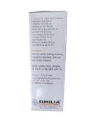 Similia product packaging with text on a white background