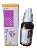 Tumor Plus Drop packaging and bottle on a white background