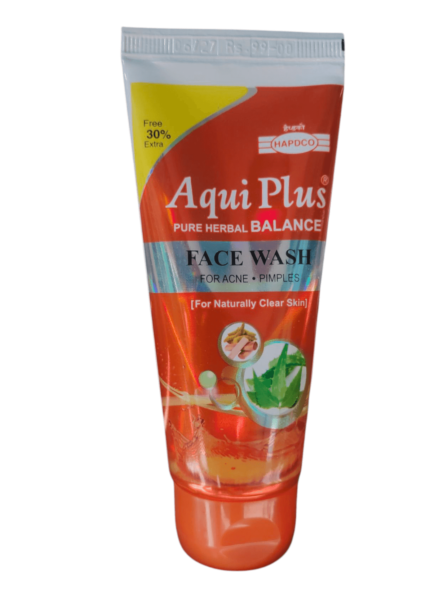 "HAPDCO Aquvi Plus Face Wash homeopathic cleanser for acne-prone and oily skin"