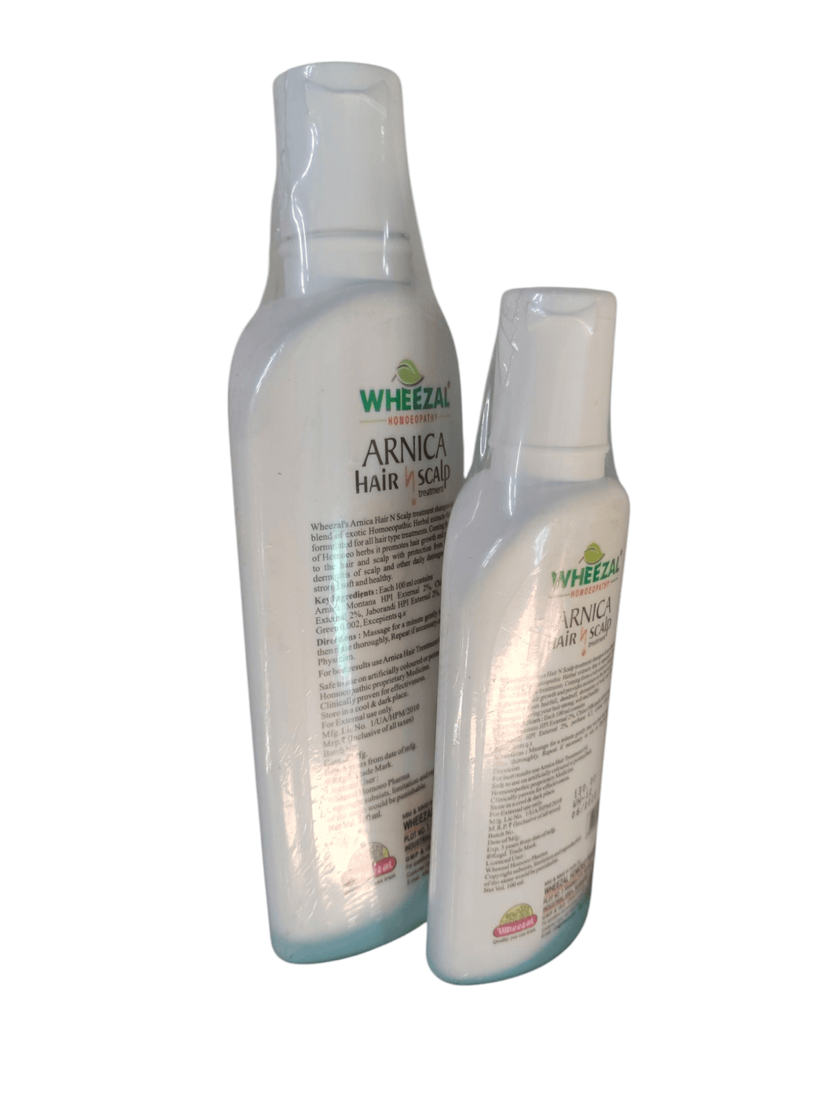 "Wheezal Homeopathy Arnica Hair & Scalp Treatment Shampoo for hair fall control, dandruff relief, and healthy scalp care"