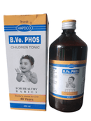 B.Ve. Phos Children Tonic packaging and bottle with Chapco branding on a white background