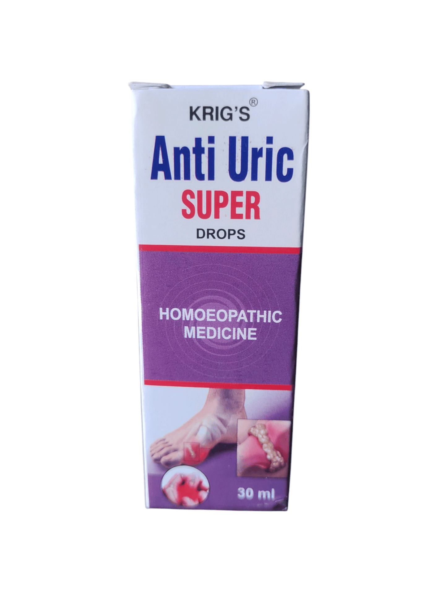 Krig's Anti Uric Super Drops is a homeopathic medicine