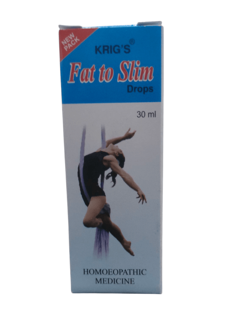 Fat To Slim Drop 30ml KRIG'S HOMEOPATHIC MEDICINE 499/Avobe Buying Free Shiping